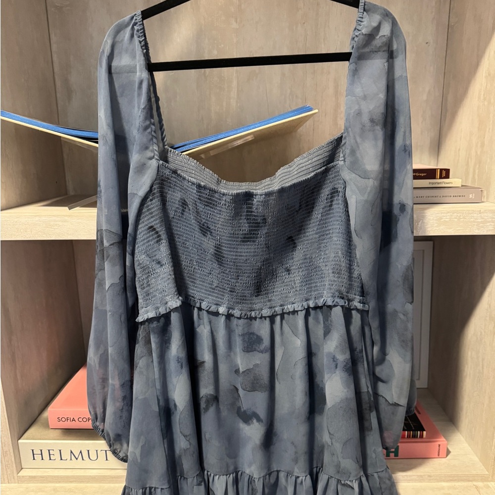 Aritzia Smocked Long Sleeve Dress XXL - Picture 2 of 3